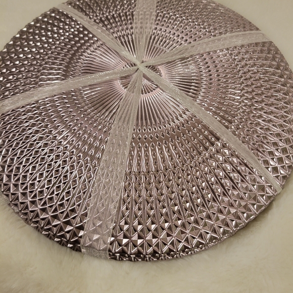 X4 Art of tabletop Turkish Glass lavender/purple 11” Dinner Plates Set - Picture 3 of 3